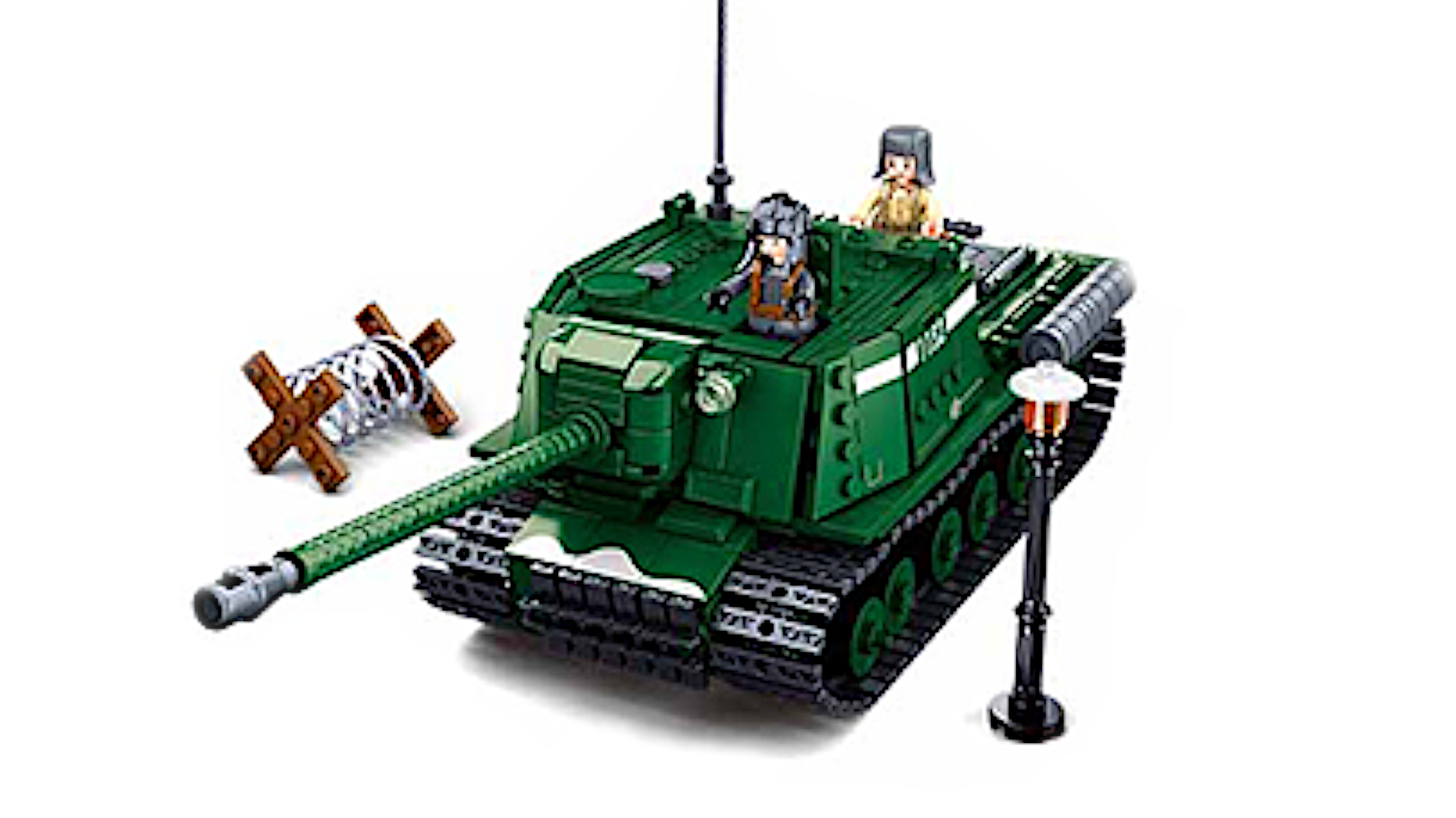 Klocki Czołg Niszczyciel Rosyjski IS-2SU152 Wojsko TOMDORIX