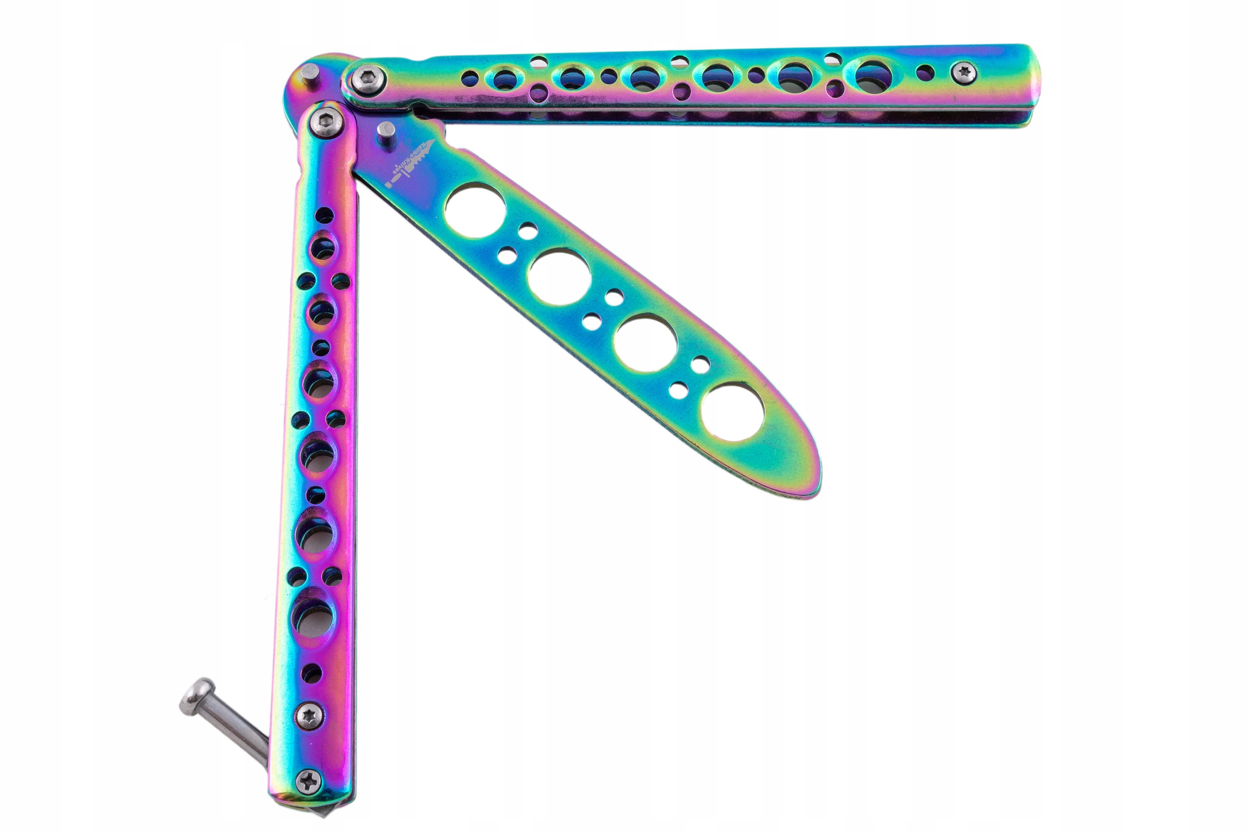Nóż motylkowy treningowy full Rainbow Fade 2 CS:GO Kod producenta N21-40