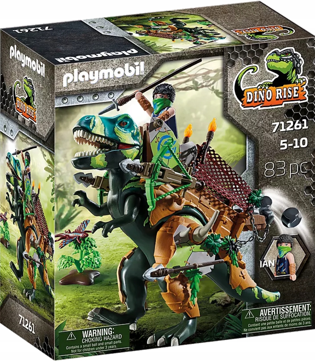 Playmobil Zestaw DINO Rise 71261 T-Rex – Przygoda z dinozaurami