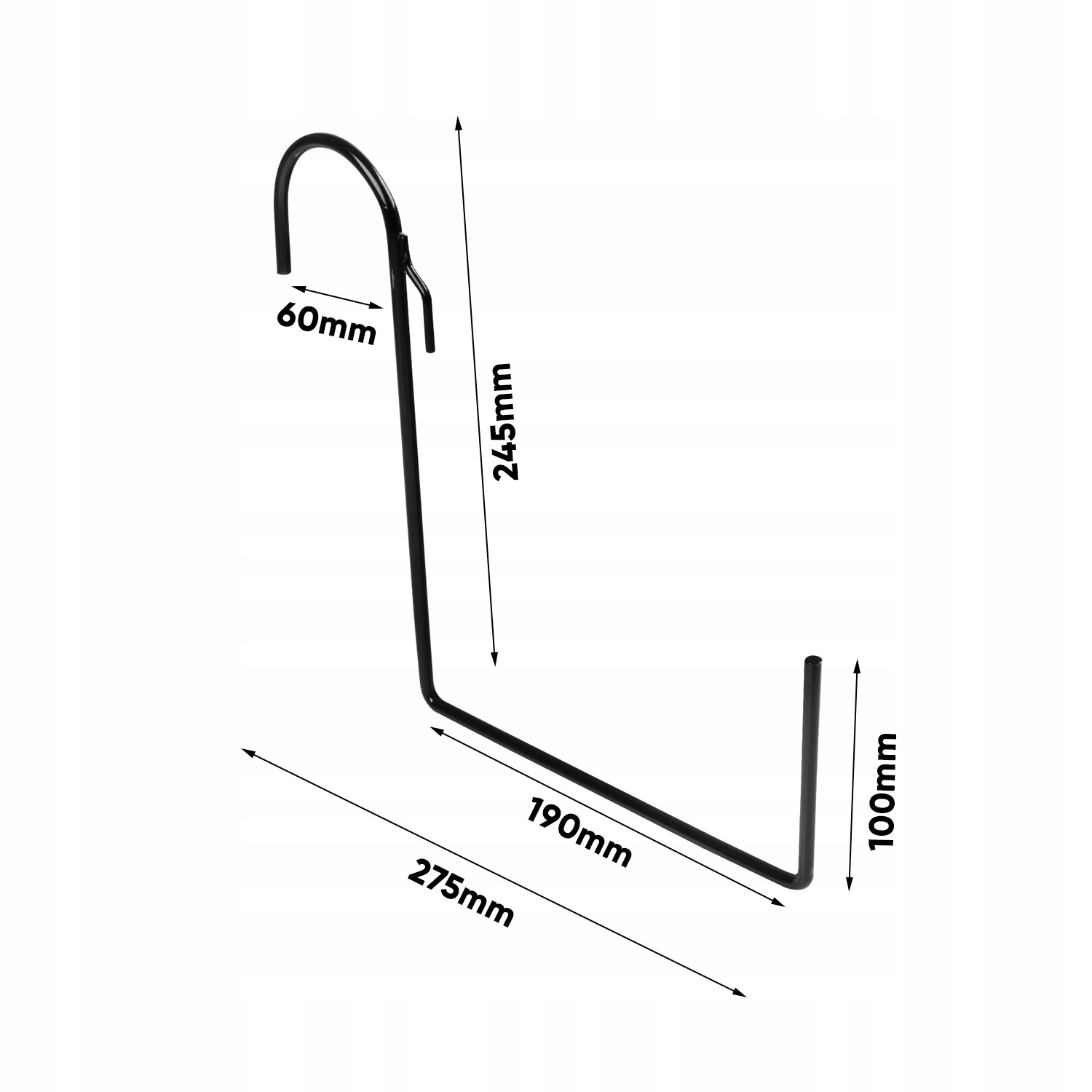 Skrzynka wisząca na poręcz RATO CASE DRT500 Biała Długość produktu 51.5 cm
