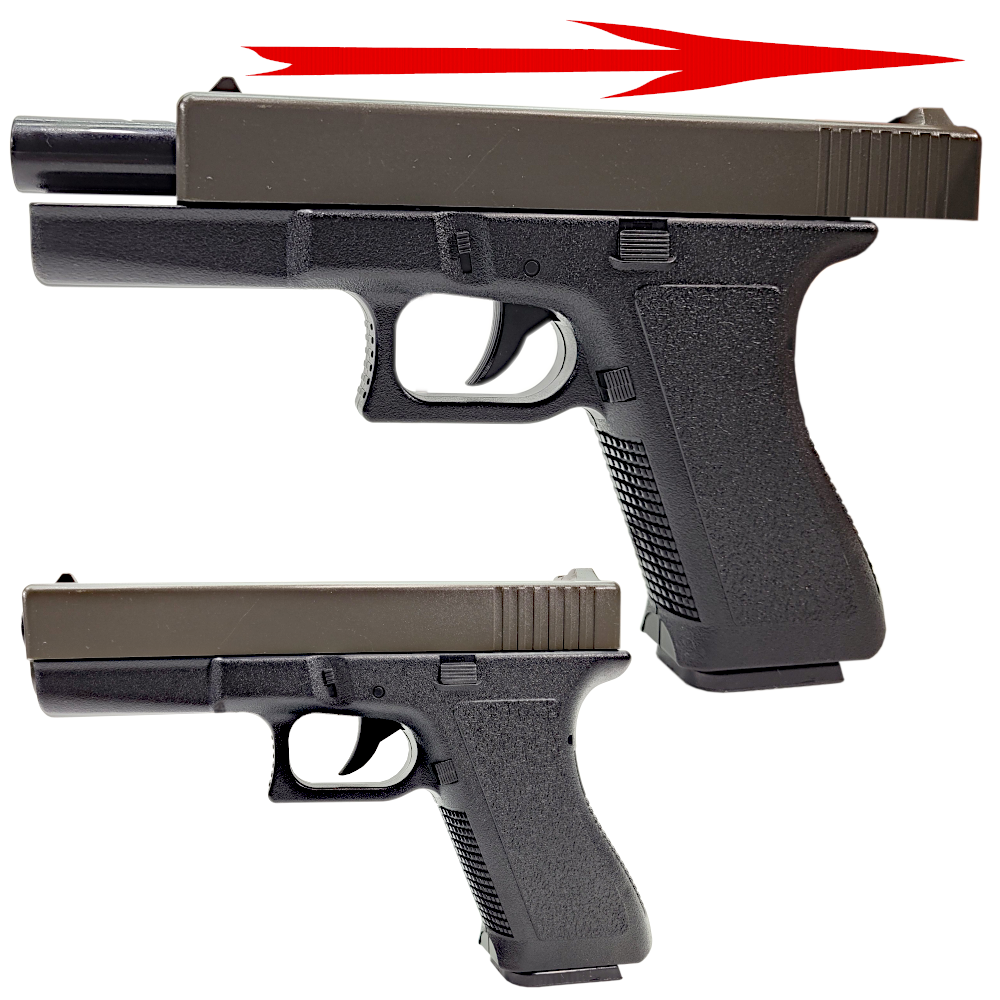 Pistolet Glock P80 ASG Na Kulki Metal Polimer wer wojsko+Granat Tomdorix