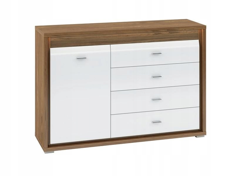 DALLAS 03 KOMODA ELEGANCKA BIAŁY LAKIER POŁYSK