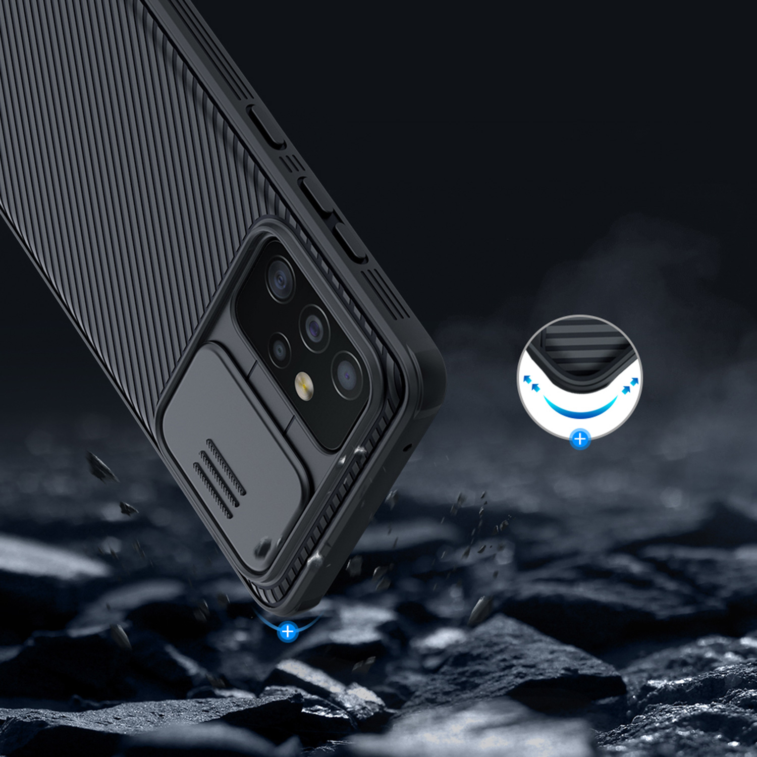Etui Nillkin Camshield Samsung Galaxy A52 5G - Specyfikacja: Etui Nillkin CamShield Pro do Galaxy A52 5G