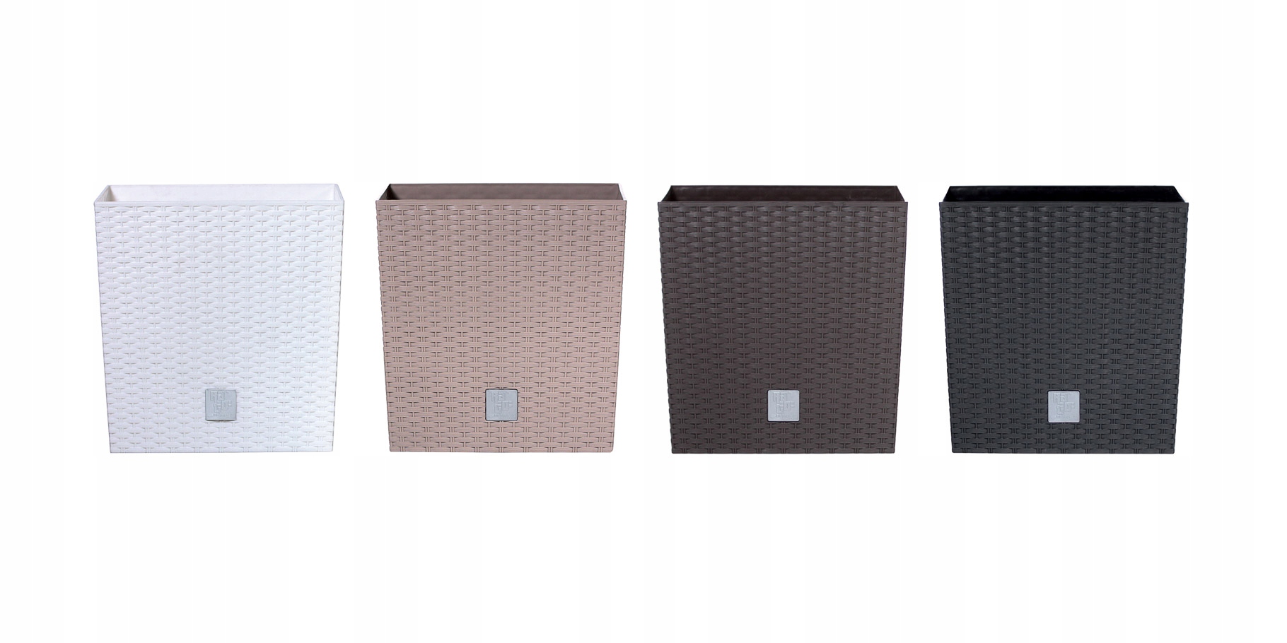 Doniczka RATO LOW DRTS400L + wkład + system Umbra Szerokość produktu 40 cm