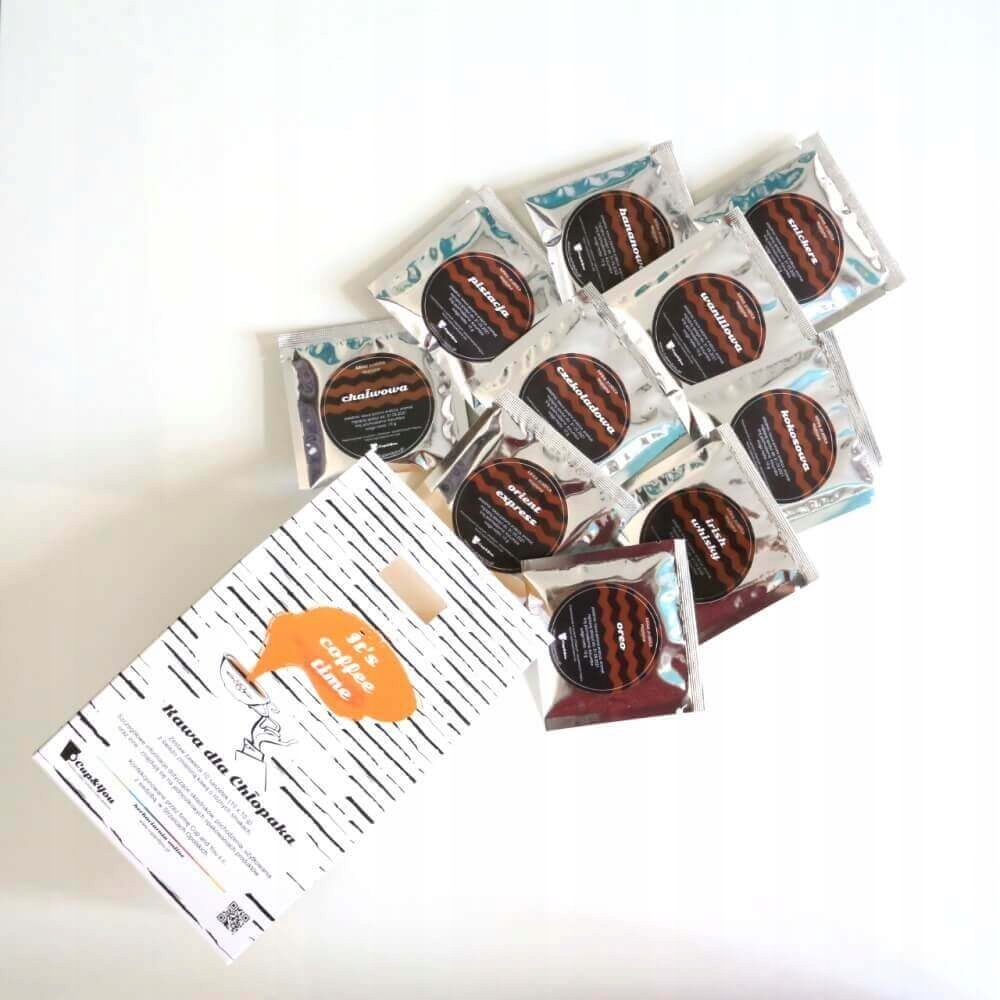 DZIK NA KAWĘ prezent z kawą na Dzień Chłopaka 2022 Rodzaj gadżetu kosz prezentowy