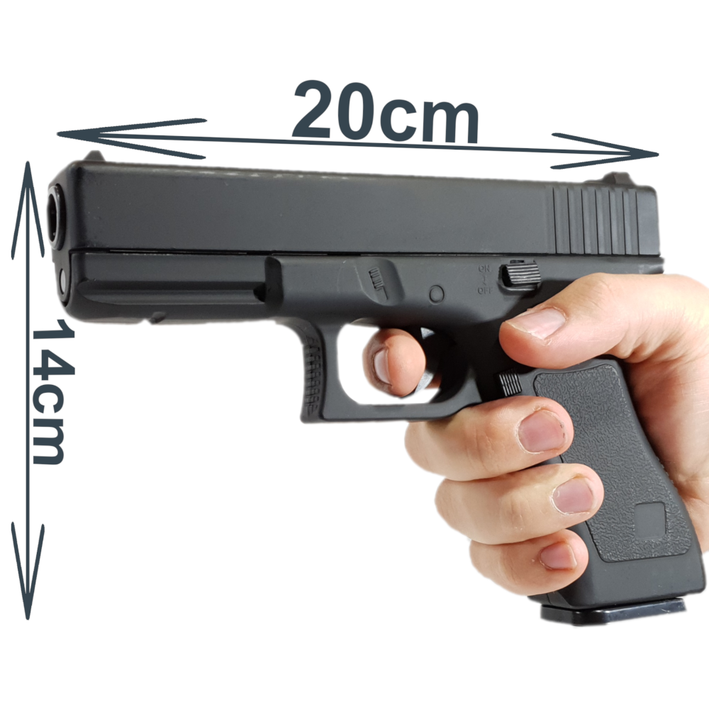 GLOCK 17 Replika ASG Pistolet Metalowy na Kulki 6mm TOMDORIX