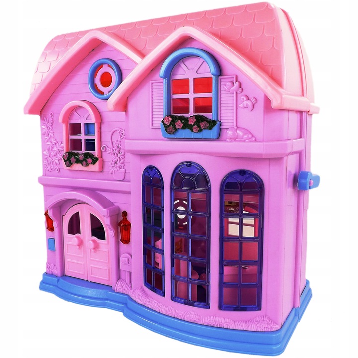 DOMEK DLA LALEK DZWONEK DO DRZWI! rodzinka 8039 Wysokość produktu 36 cm