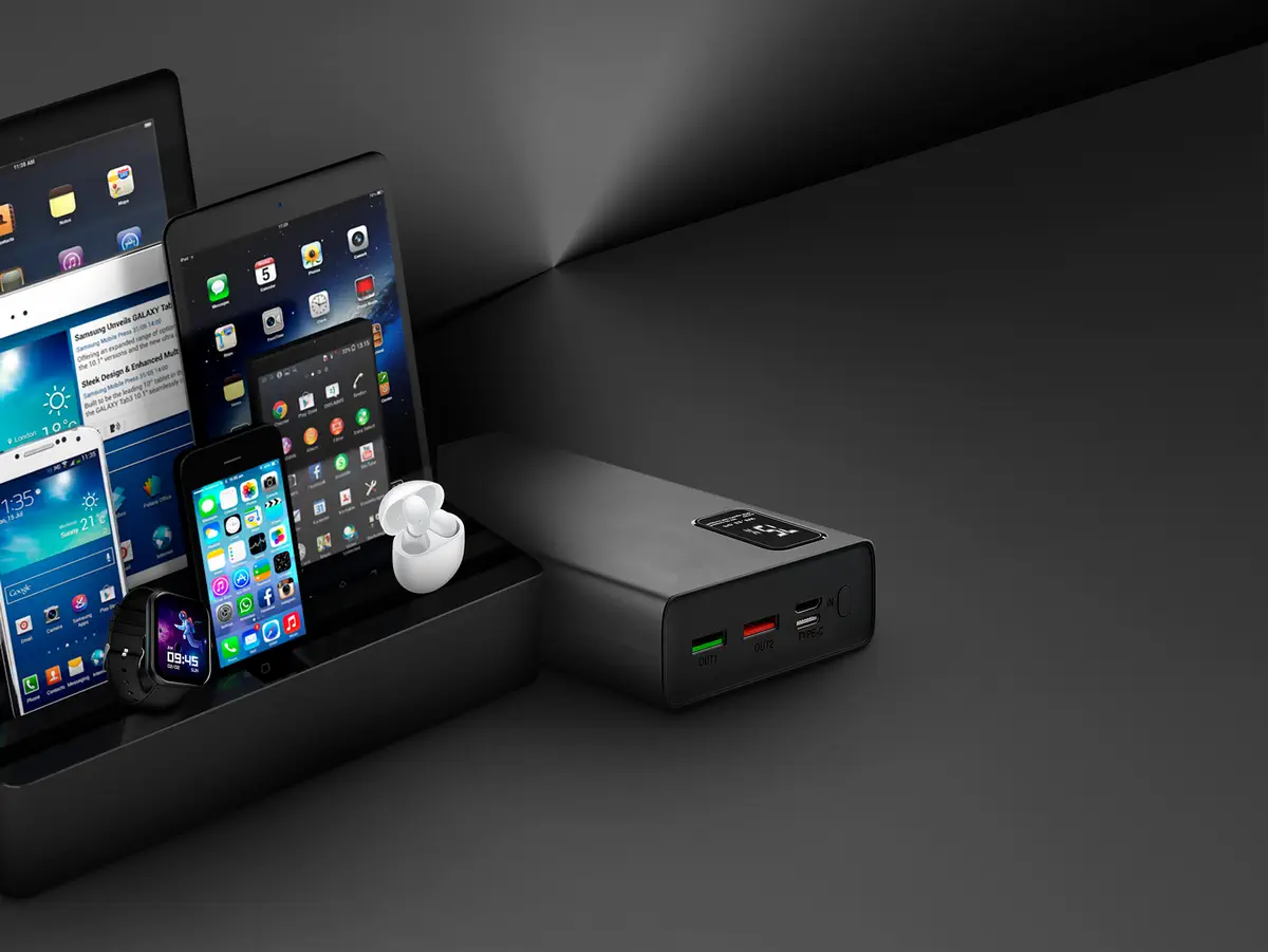 EXTRALINK EPB-068 20000MAH FAST CHARGING POWER BANK BLACK
