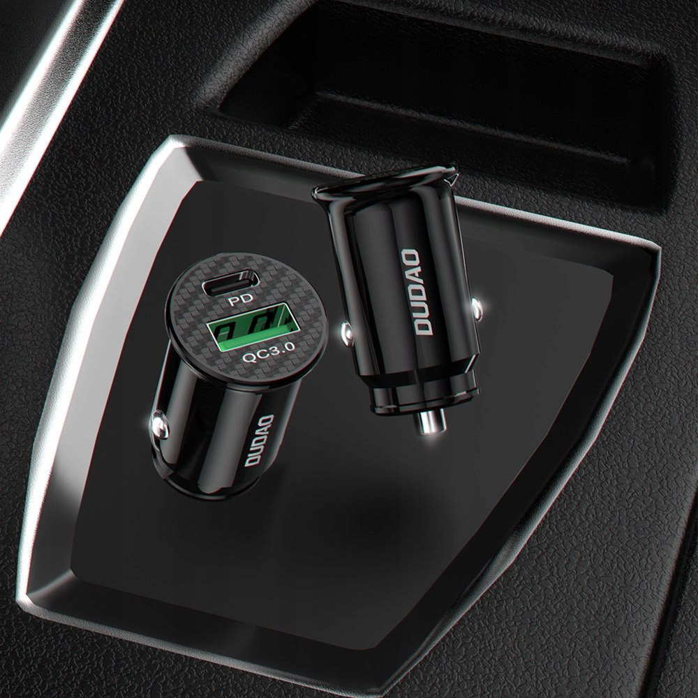 Szybka Ładowarka Samochodowa USB-C / USB QC3.0 3A Marka inna