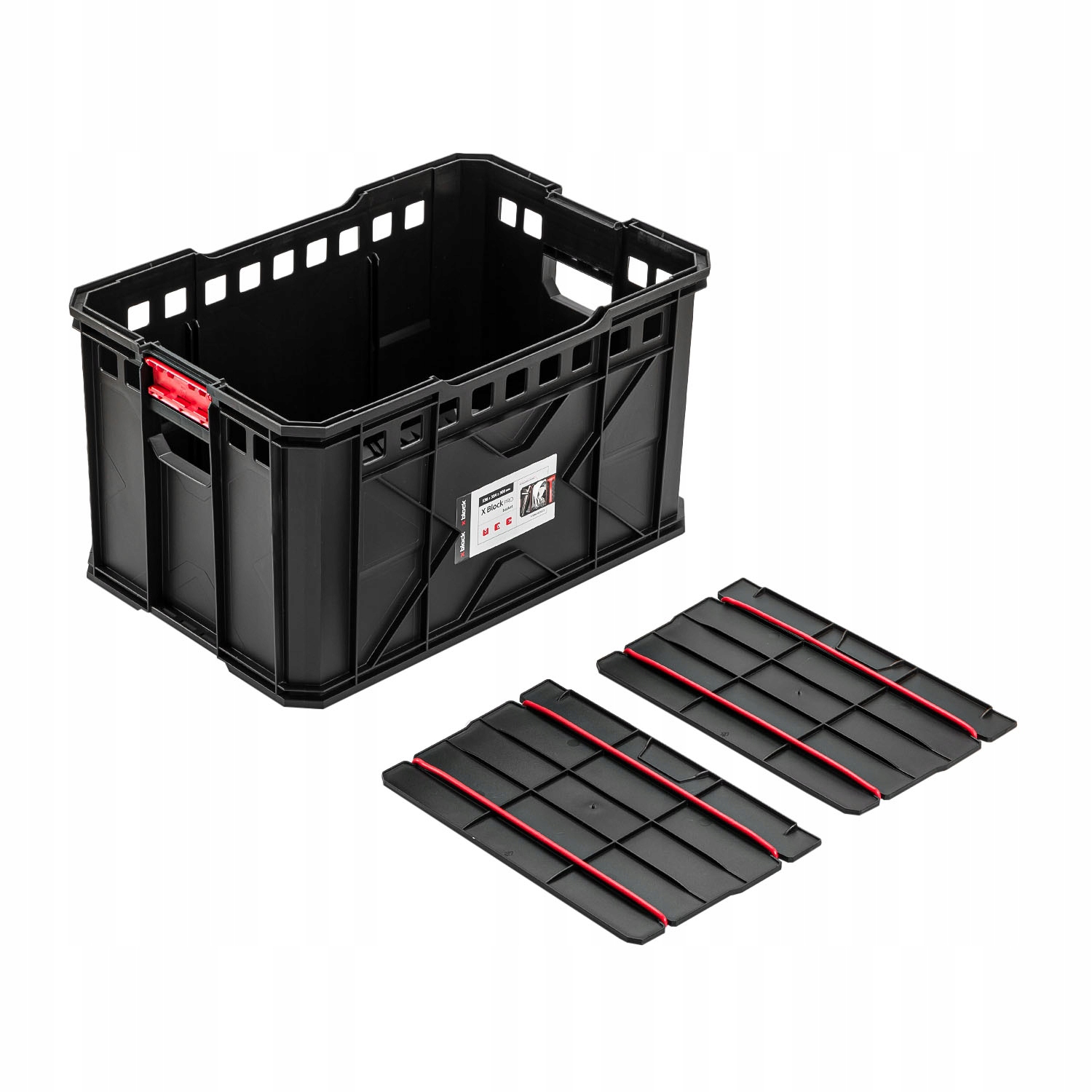 Skrzynia X-Block KXB604030CS regulowane separatory Cechy dodatkowe przegrody organizacyjne