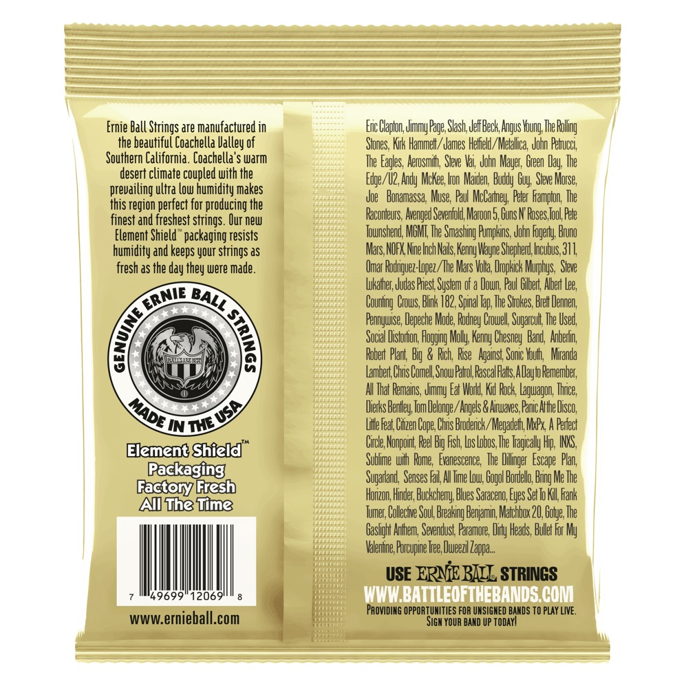 Struny do gitary akustycznej ERNIE BALL | EB 2069 Marka Ernie ball