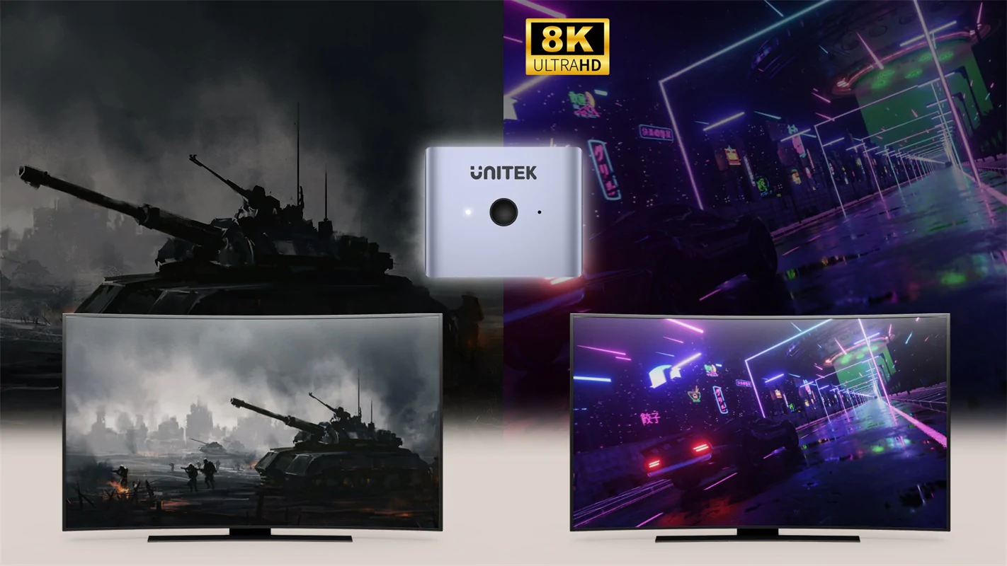 Unitek DisplayPort na dwa ekrany