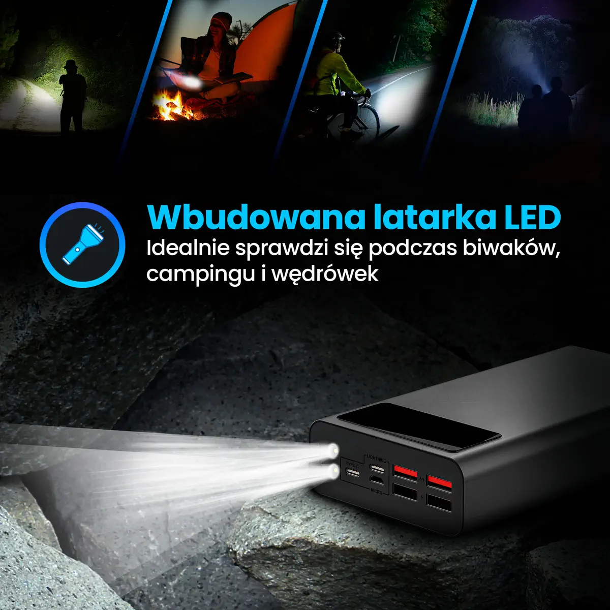 EXTRALINK EPB-112 30000MAH 5V POWER BANK BLACK batna24