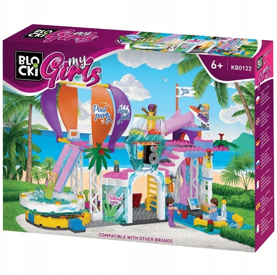 KLOCKI LEGO BASEN Zabawa w Parku Wodnym AQUAPARK Wiek dziecka 6 lat +