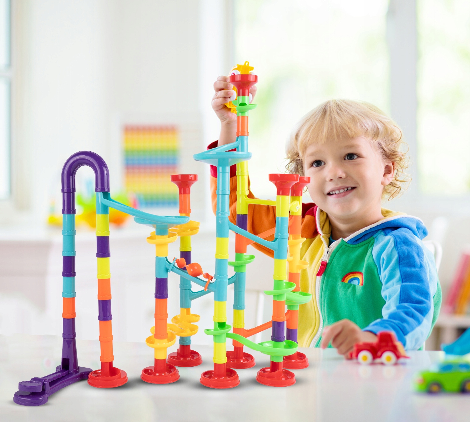 TOR KULKOWY KULODROM ZESTAW 113 EL KULKI WYRZUTNIA Wysokość produktu 42.5 cm