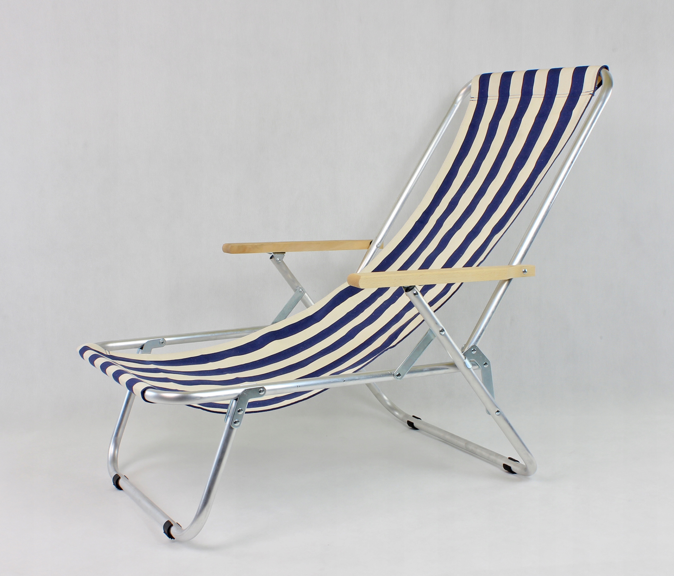 Leżak plażowy składany, aluminiowy, lekki, 120 KG Model Leżak plażowy