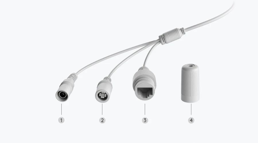 . Gniazdo Zasilania 12V 3. Gniazdo Rj45 Lan lub POE