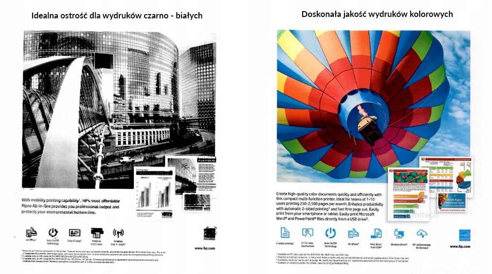 Kolory tuszy: Czarny, Niebieski, Czerwony, Żółty