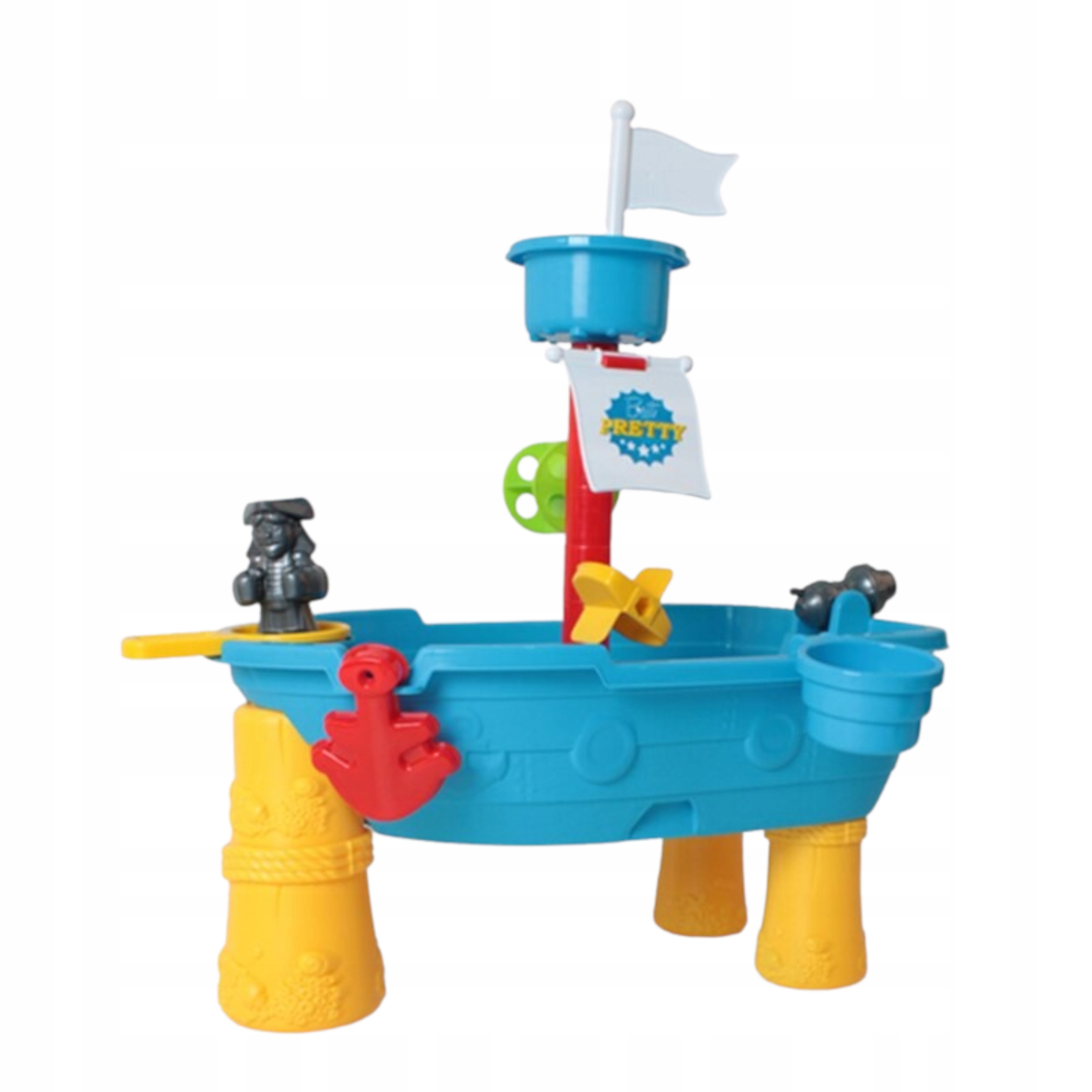 Stolik do piasku i do wody zjeżdżalnia statek 848 Liczba produktów w zestawie 13 szt.