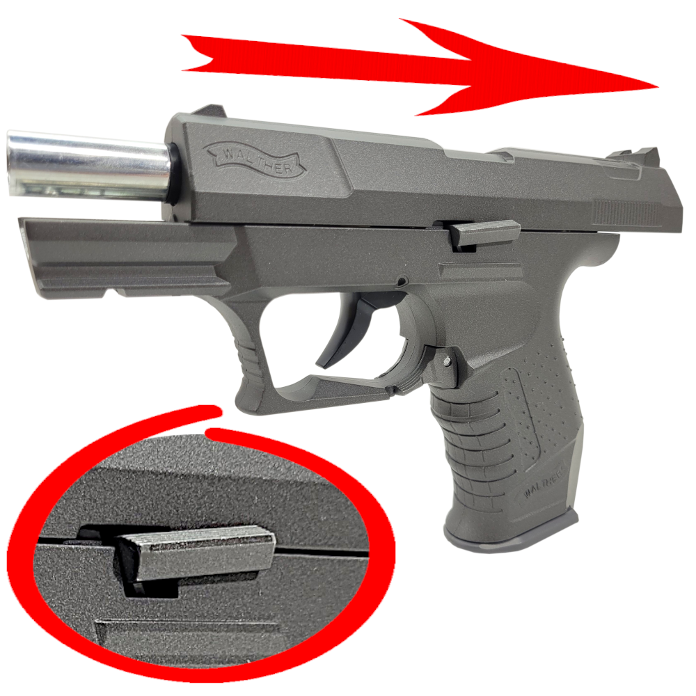 PISTOLET WALTHER P99 replika Air Soft Gun FULL METAL sprężynowy kulki 6mm Tomdorix