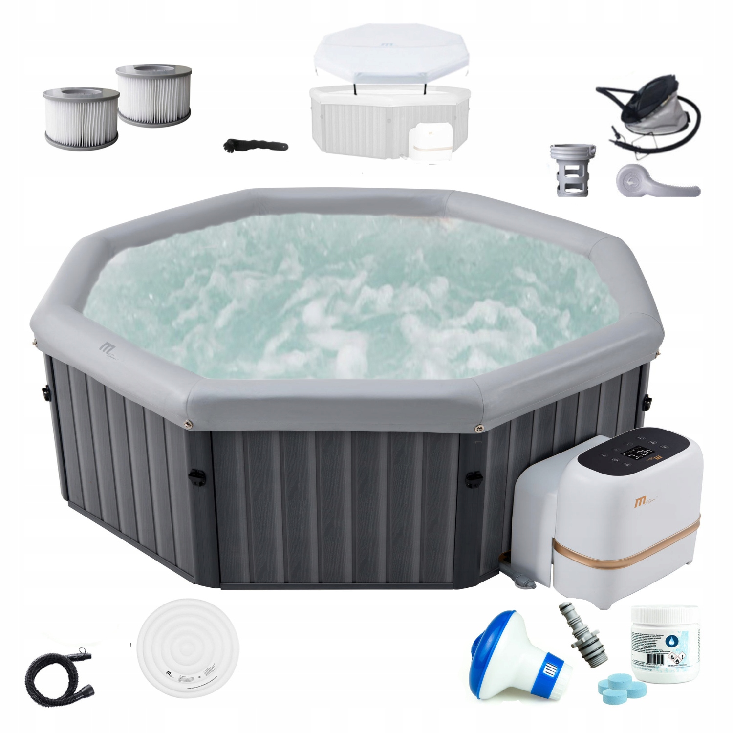 WANNA SPA JACUZZI OGRODOWE DUŻE 6 OSOBOWE 1200L