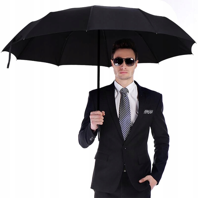 PORZĄDNY PARASOL PARASOLKA AUTOMAT SKŁADANY WŁÓKNO EAN (GTIN) 5904653726360