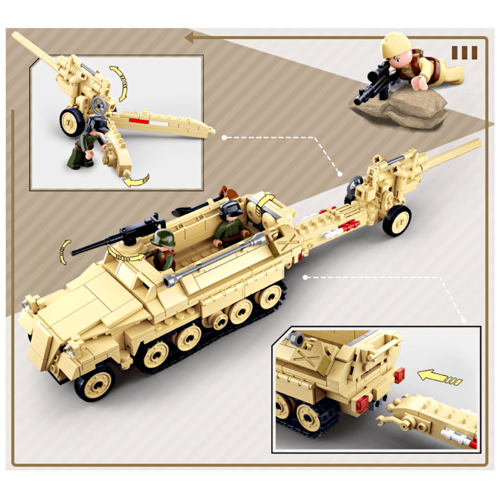Klocki-Wojsko-Transporter-Opancerzony-Sd.Kfz_.251Dzialo-M38-B0695-TOMDORIX