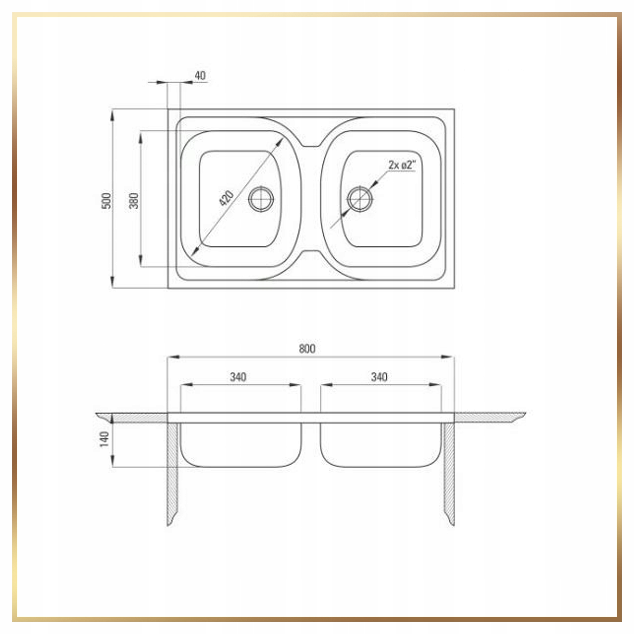 Perła Kuchennej Funkcjonalności: Zlewozmywak Dwukomorowy