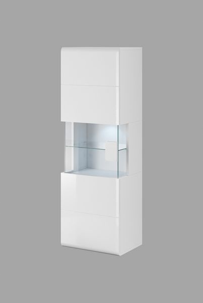 Witryna wisząca TOLEDO biała TYP 07 HELVETIA Głębokość mebla 39 cm