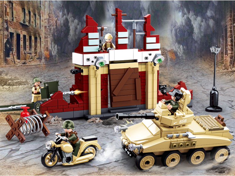 Klocki Transporter Czołg PUMA+ Bunkier COBI Tomdorix