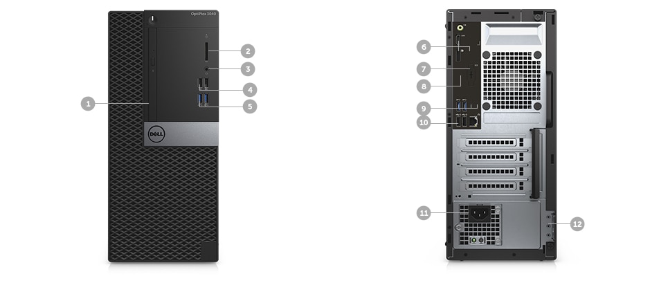 Komputer stacjonarny OptiPlex 3040 — Komputer z serii OptiPlex 3040 w obudowie Mini Tower Komputer stacjonarny OptiPlex 3040 — Komputer z serii OptiPlex 3040 w obudowie Mini Tower