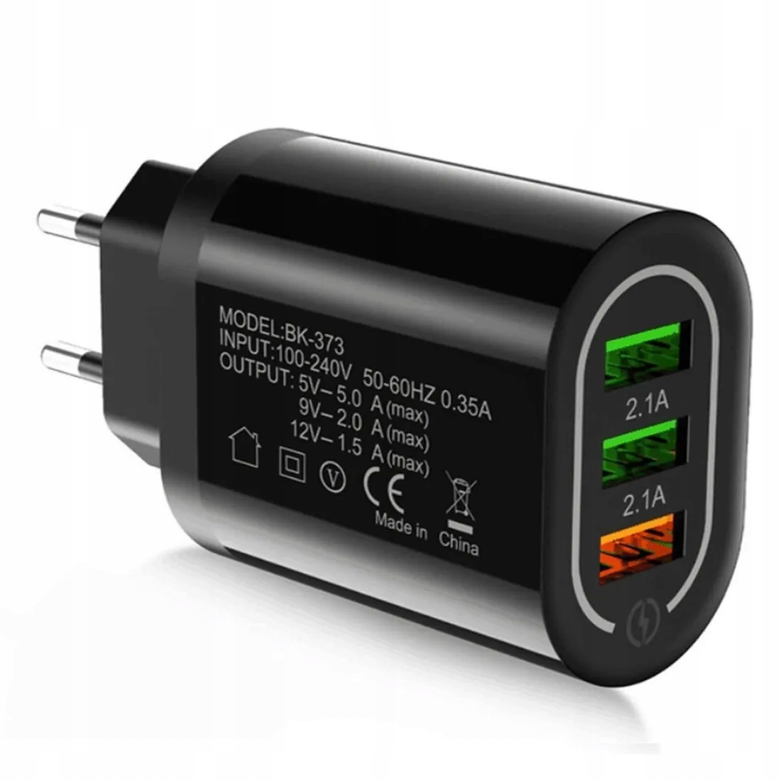 Szybka ładowarka Sieciowa 3 porty Quick Charge QC3 Marka QGeeM
