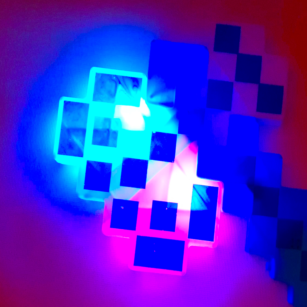 Siekiera Topór Na Baterie MINECRAFT Światło Dźwięk z LED