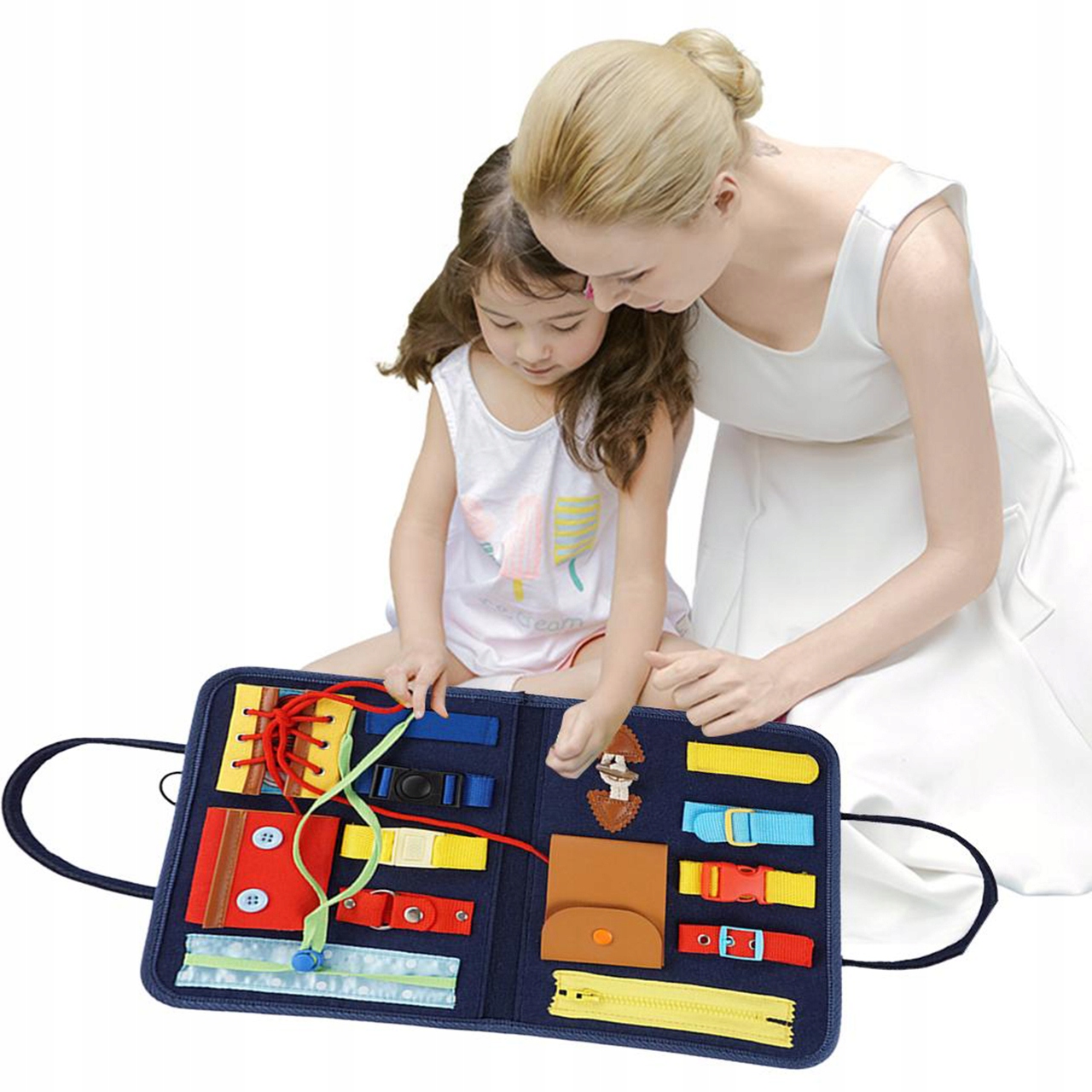 SENSORYCZNA TABLICA MANIPULACYJNA MONTESSORI XXL Kod producenta 110570