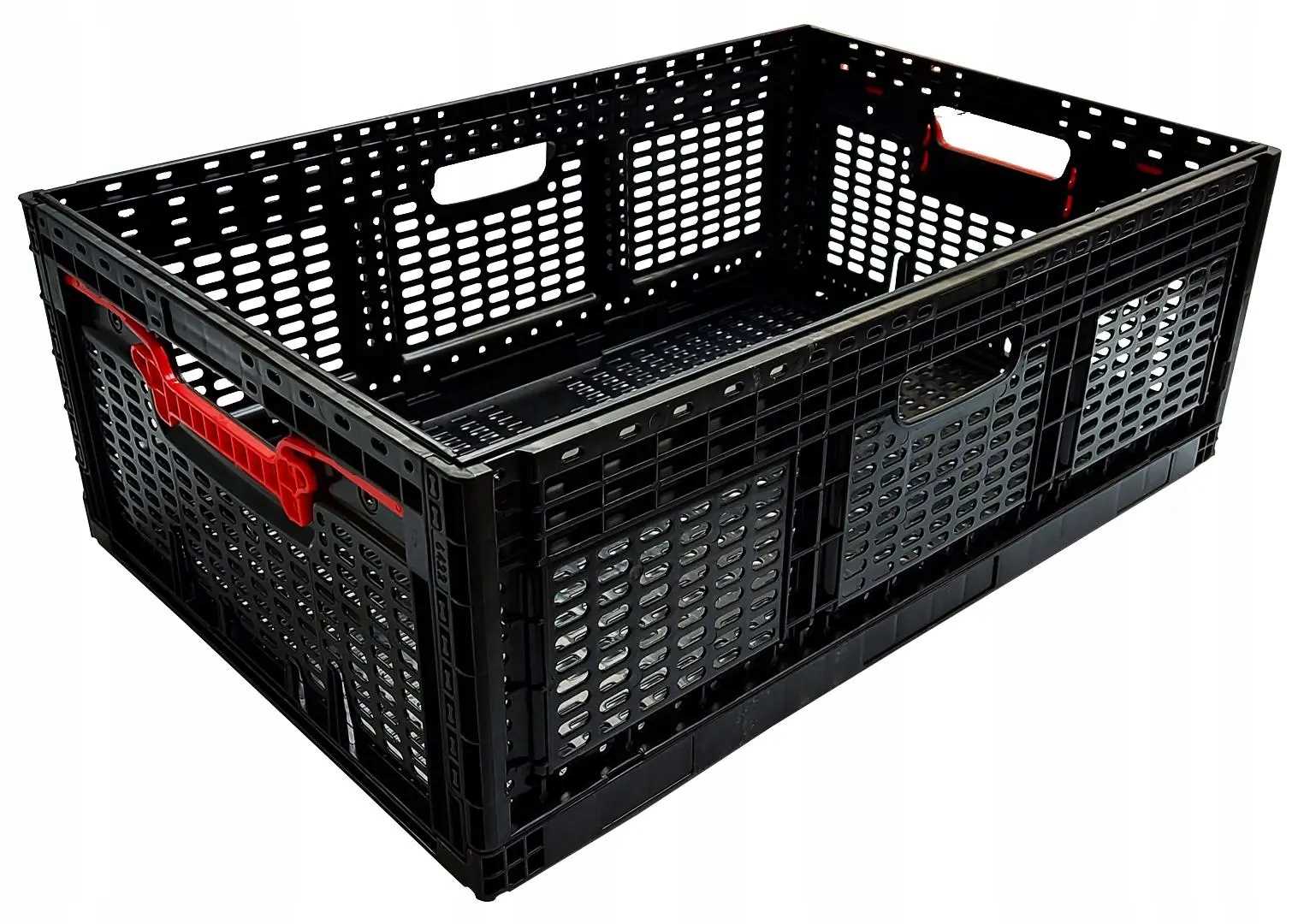 Skrzynka składana 600x400x219mm czarna – Idealne rozwiązanie do organizacji przestrzeni