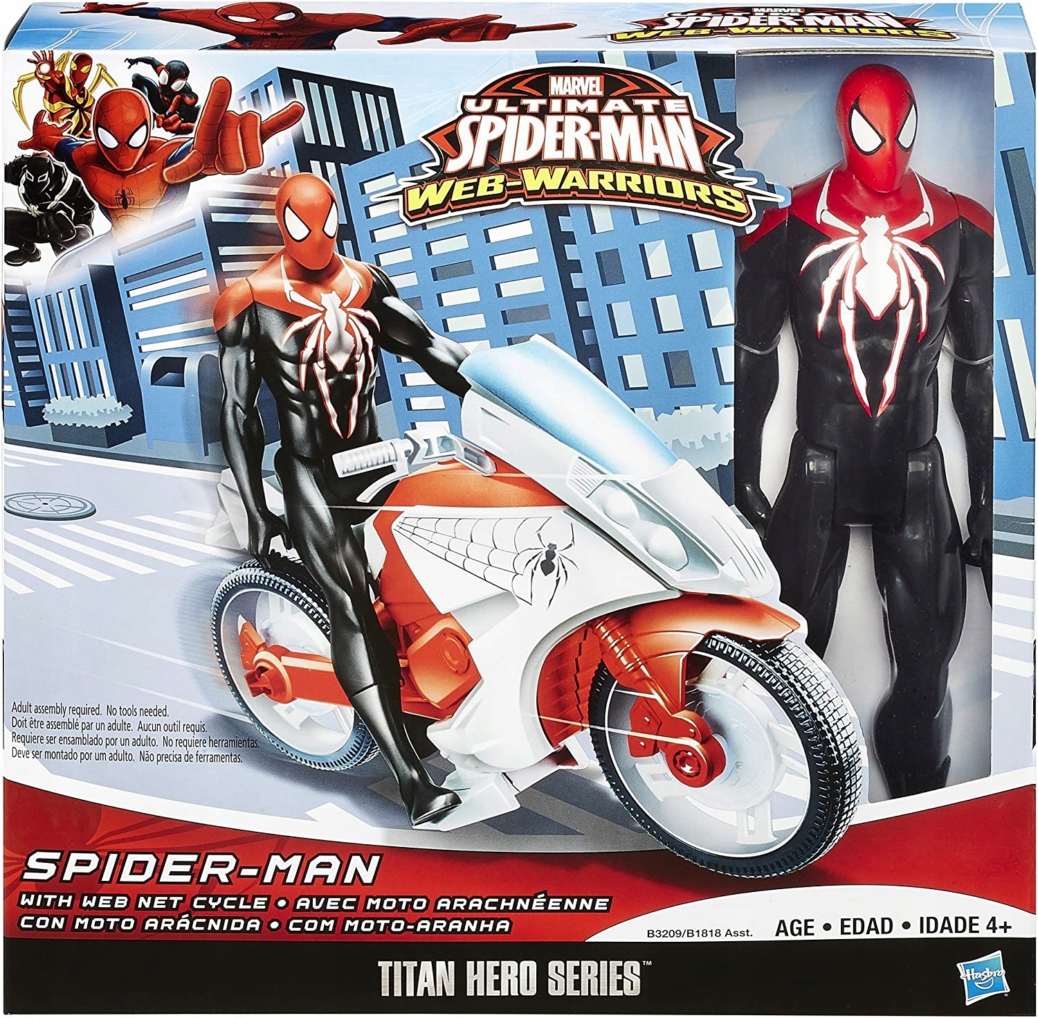 HASBRO SPIDERMAN 30cm +MOTOR B3209 WEB NET CYCLE Kod producenta B3209