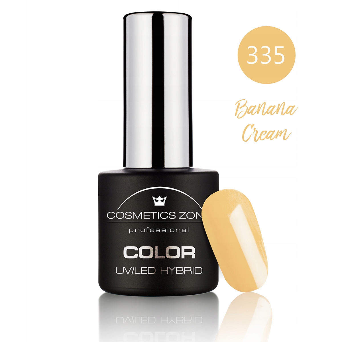 COSMETICS ZONE LAKIER HYBRYDOWY KOLOR 7ML - 335 Marka Cosmetics Zone