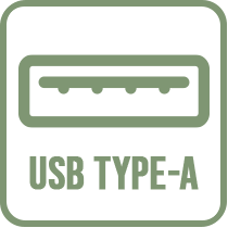 Powerbank posiada wejście USB typ A