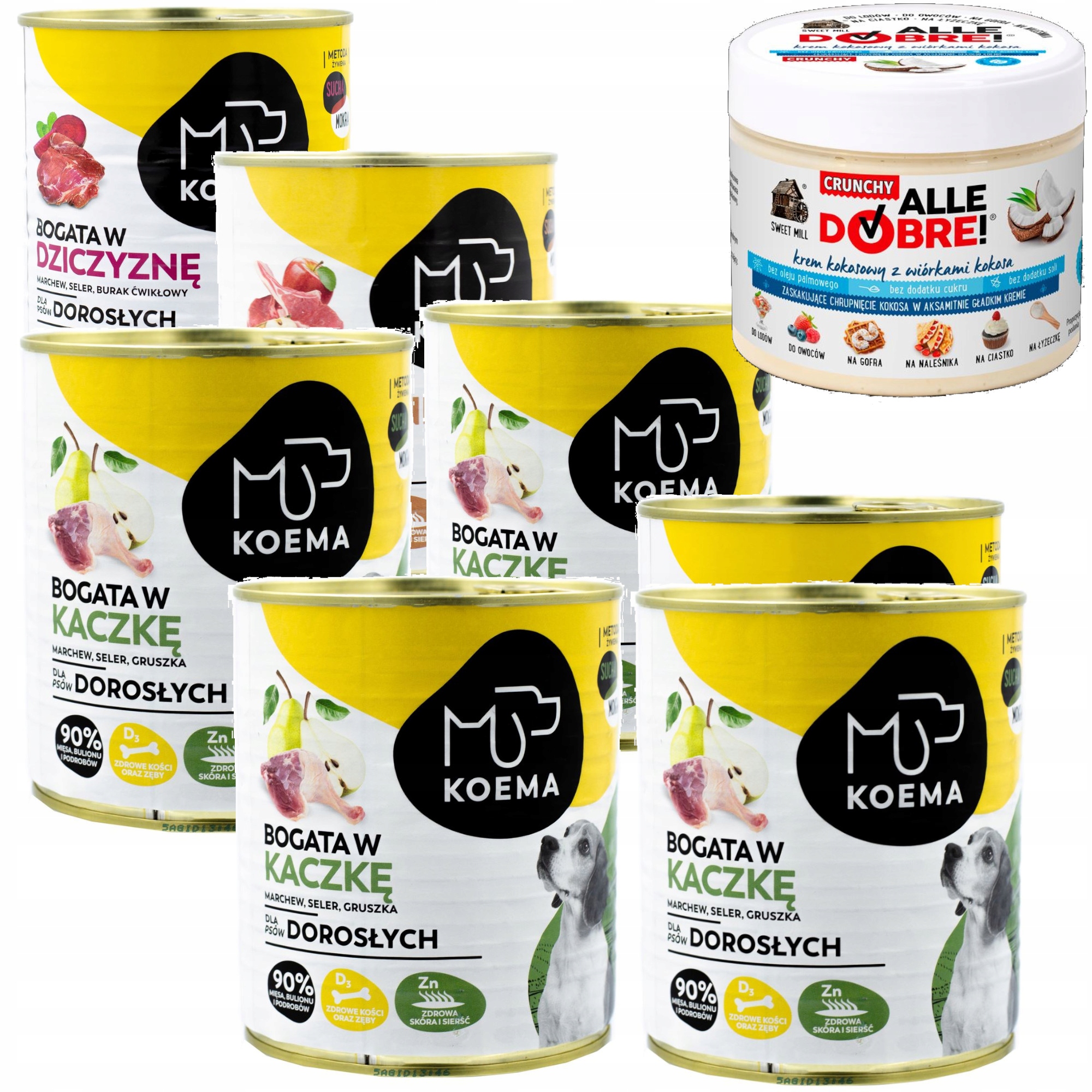 Wysoka zawartość mięsa i bulionu – 90% składników odżywczych