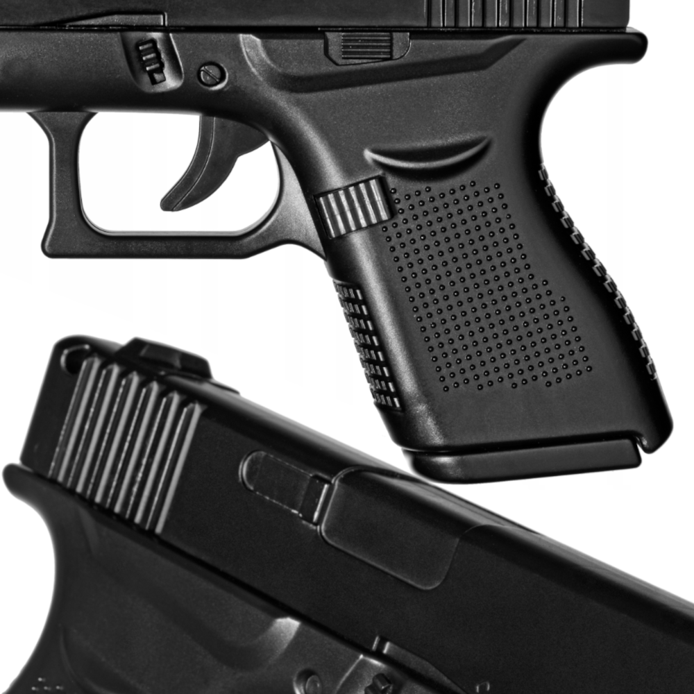 GLOCK 43 Pistolet Metalowy Na Kulki 6mm z Tłumnikiem TOMDORIX