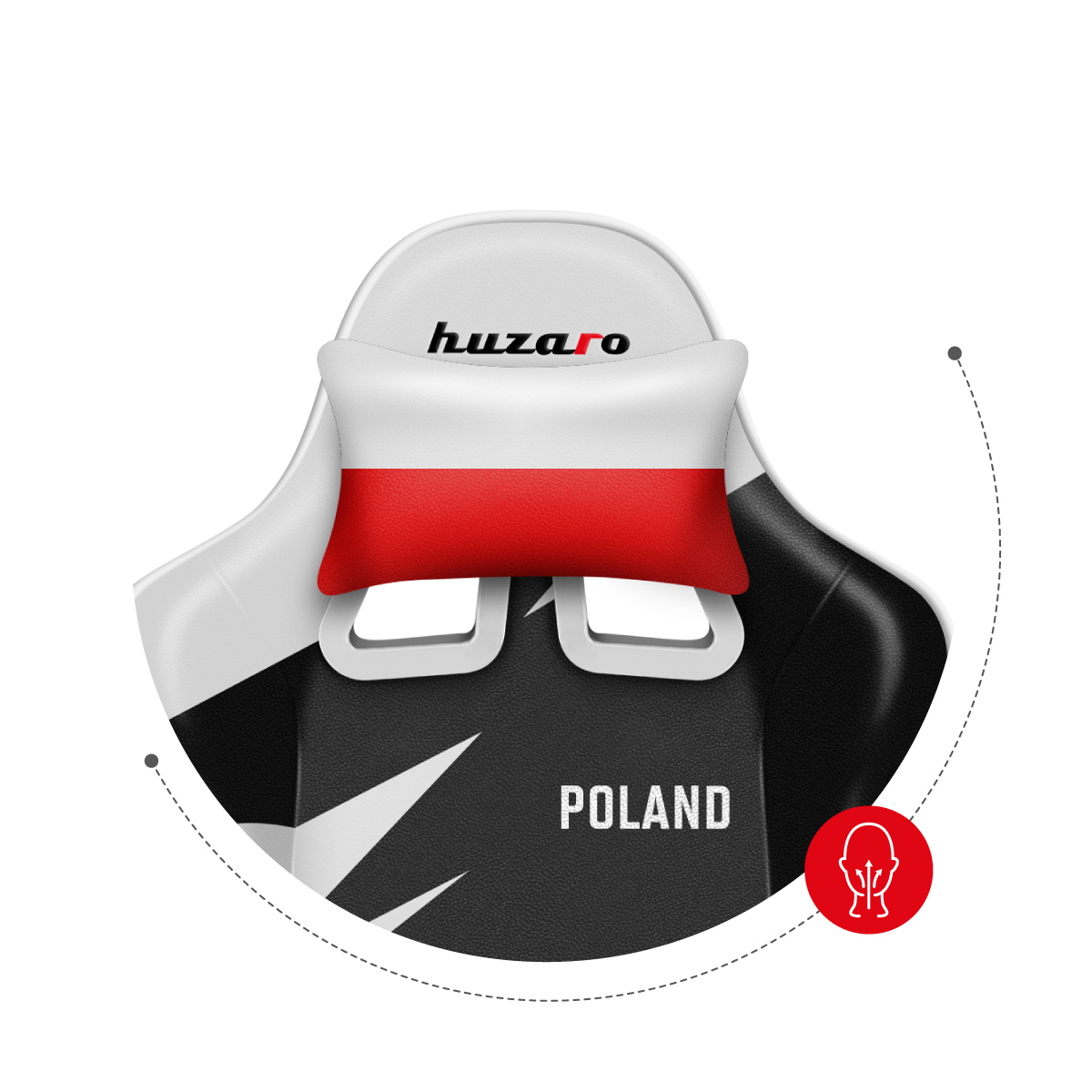 Poduszka pod kark do fotela gamingowego Huzaro Force 6.0