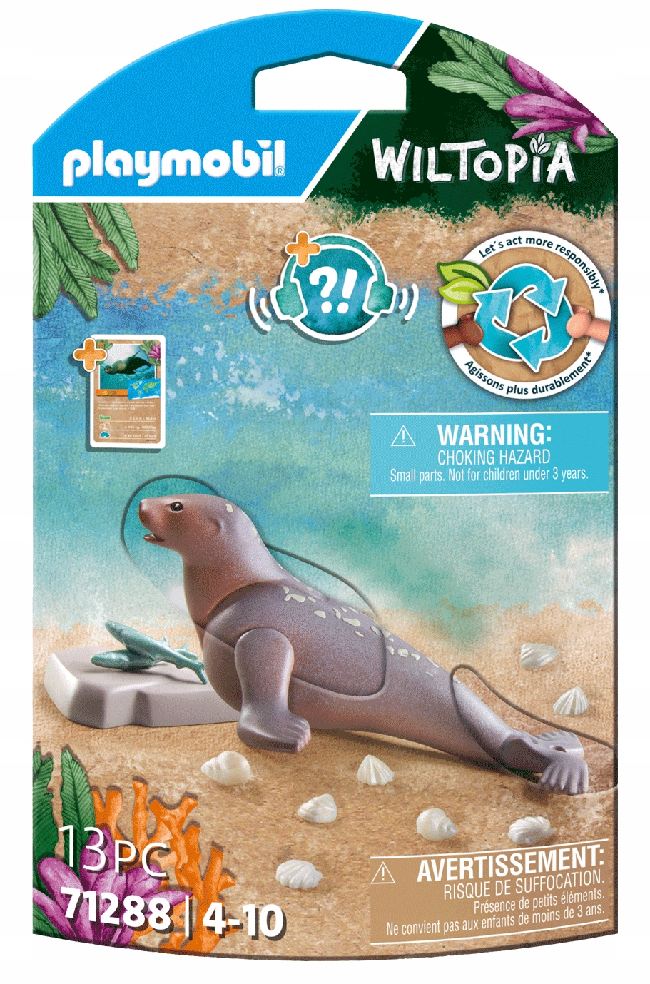 Figurka Playmobil 71288 Wiltopia Lew morski – Ekologiczna zabawa dla dzieci