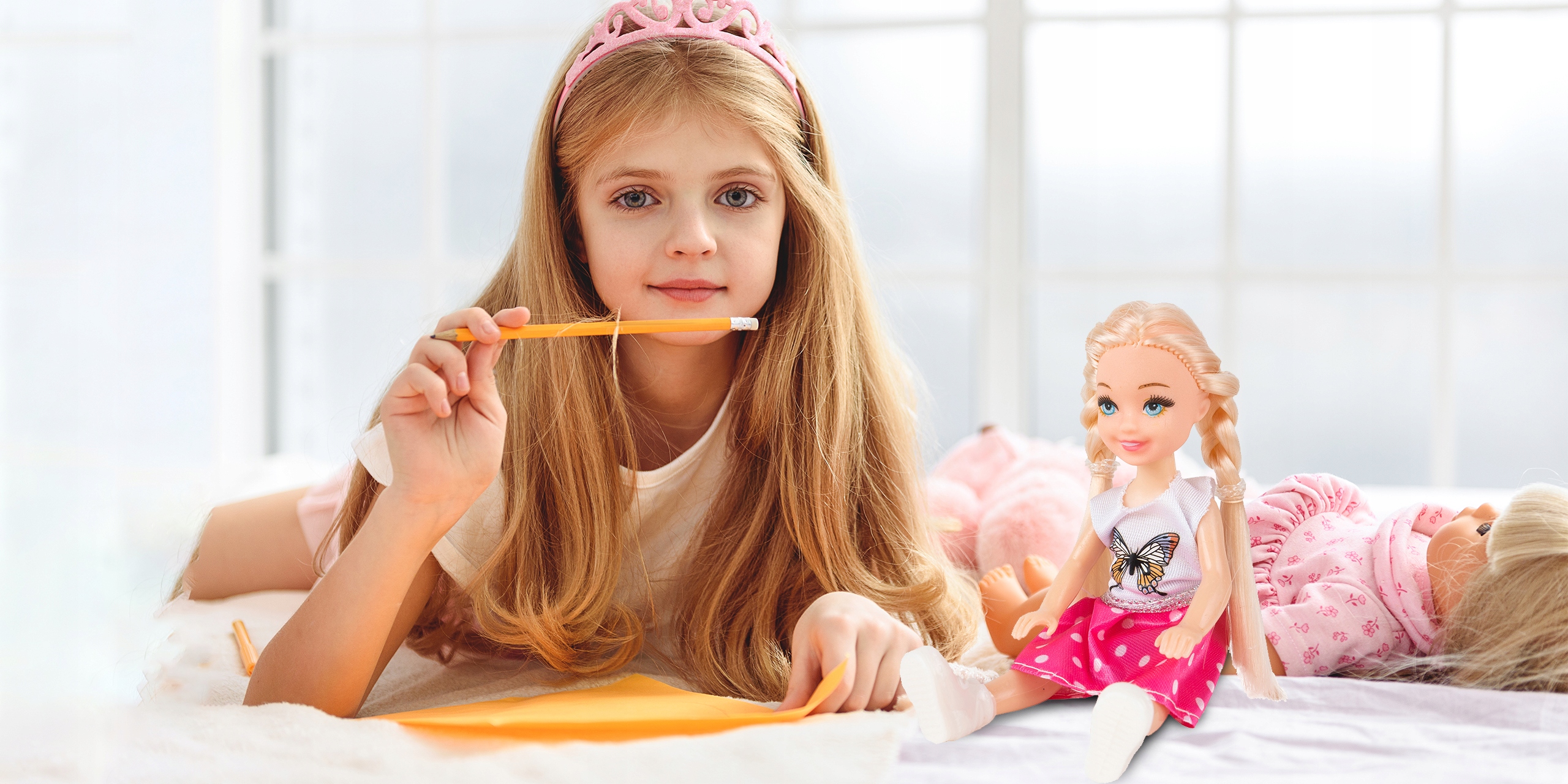 LALECZKA MODOWA BLOND WŁOSY Z AKCESORIAMI 14 CM Marka MalPlay