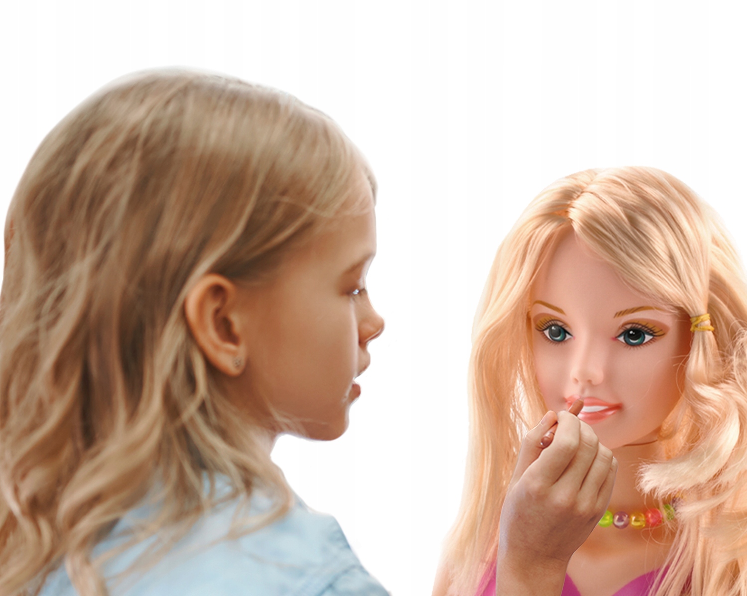 LALKA GŁOWA DO CZESANIA STYLIZACJI MAKIJAŻ 448F EAN 5907508465469