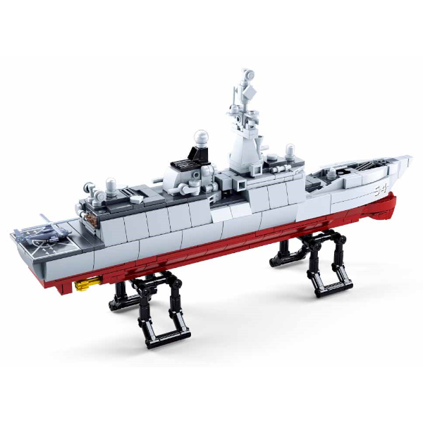 Klocki Statek NISZCZYCIEL Rakietowy, Wojsko Armia Tomdorix