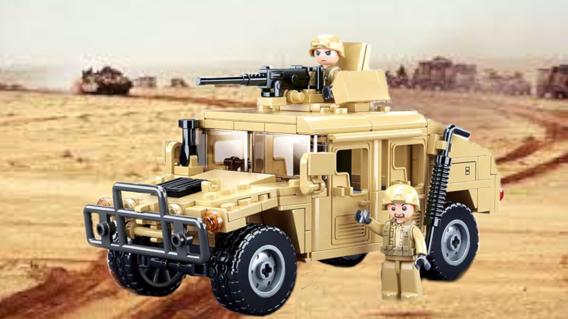 Klocki Jeep HAMER Hummer H2 Wojsko Armia TOMDORIX