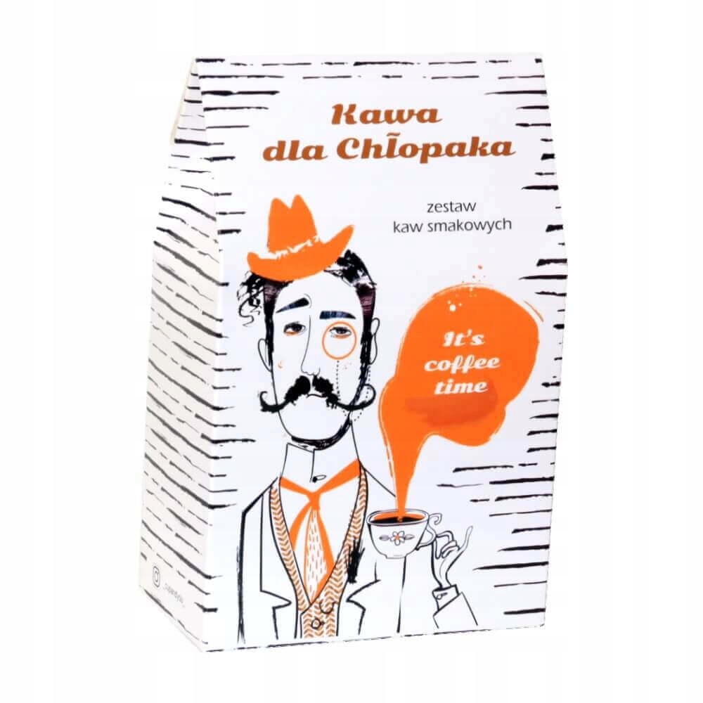 DZIK NA KAWĘ prezent z kawą na Dzień Chłopaka 2022 Okazja upominek uniwersalny