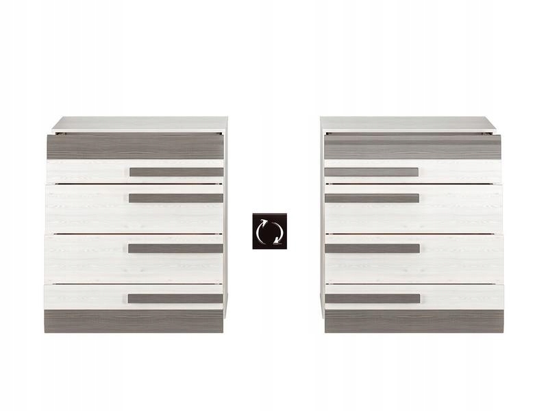 BLANCO 08 KOMODA Z SZUFLADAMI Materiał płyta laminowana