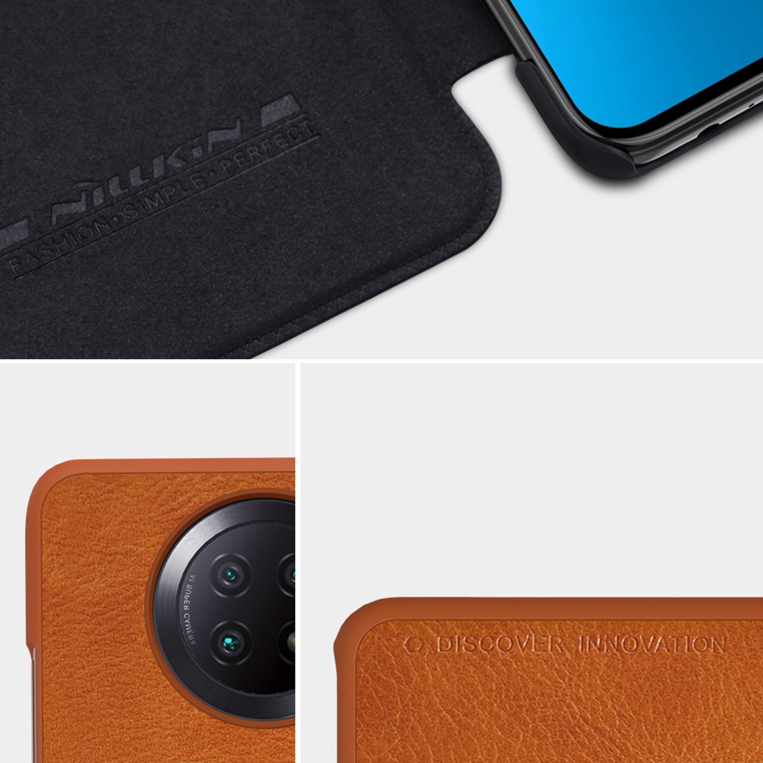 Etui Nillkin QIN dla Xiaomi Redmi Note 9T - Zalety, które pokochasz. Zostań z serią Qin na dłużej!