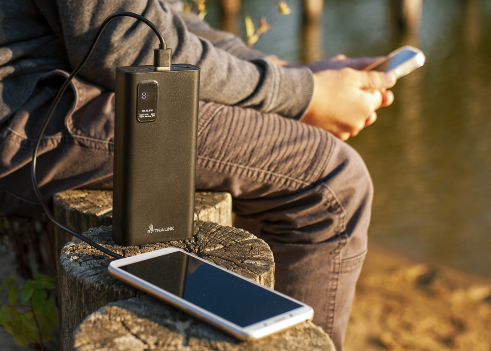 EXTRALINK EPB-067B 10000MAH FAST CHARGING POWER BANK BLACK